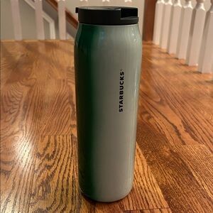NWT Starbucks Green and White ombré Tumbler, 20oz